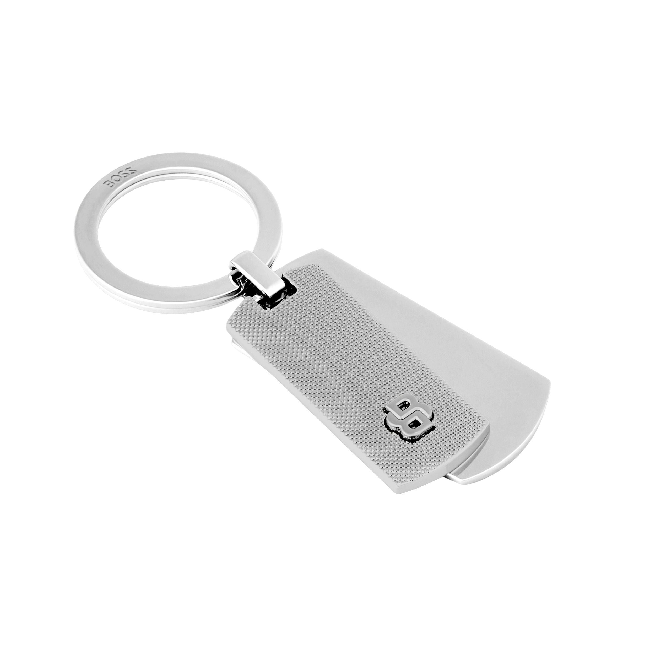 Key Ring Double B Diamond Black