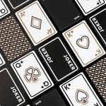 Playing Cards 2 Decks Iconic Black