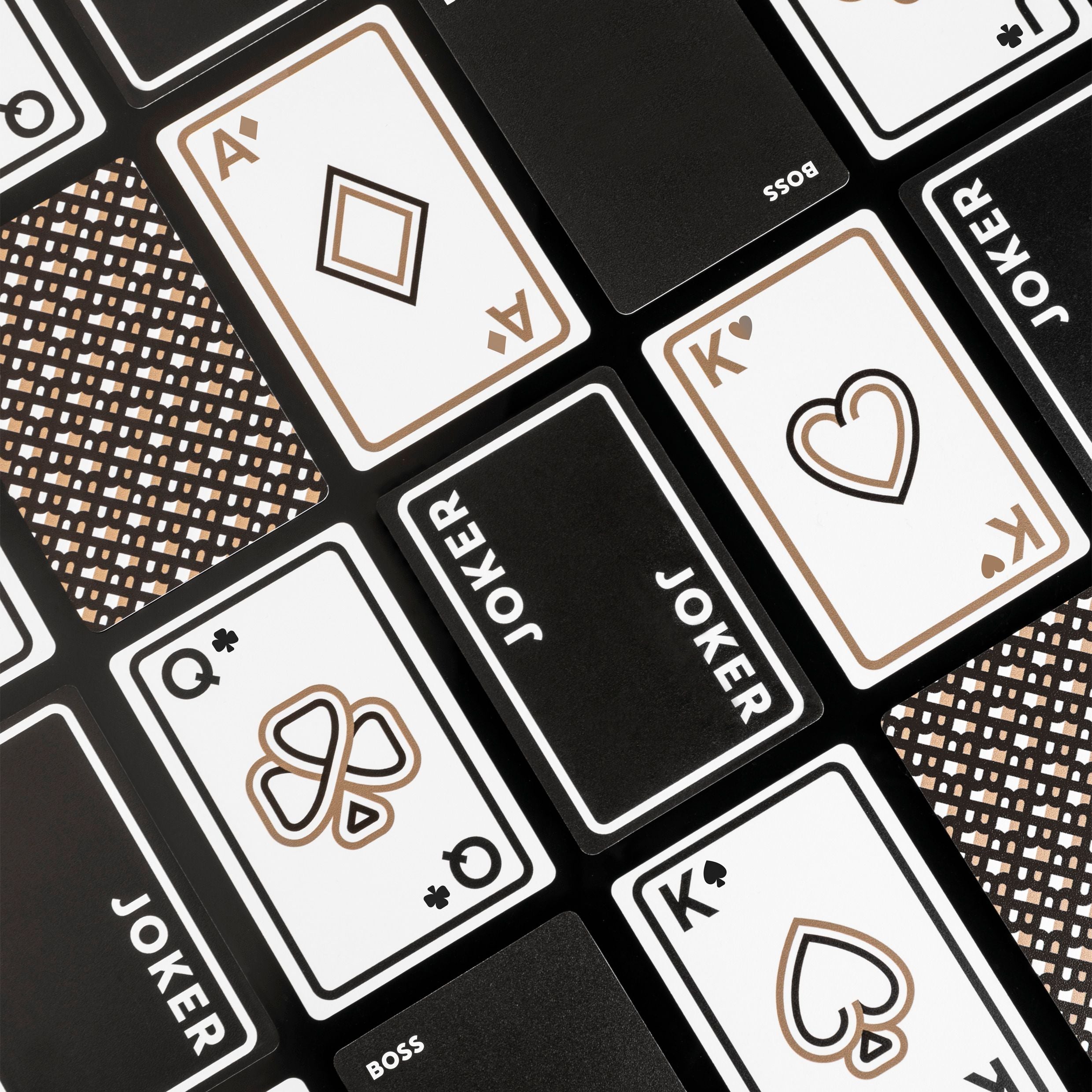 Playing Cards 2 Decks Iconic Black