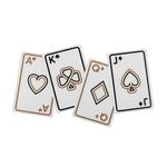 Playing Cards 2 Decks Iconic Black