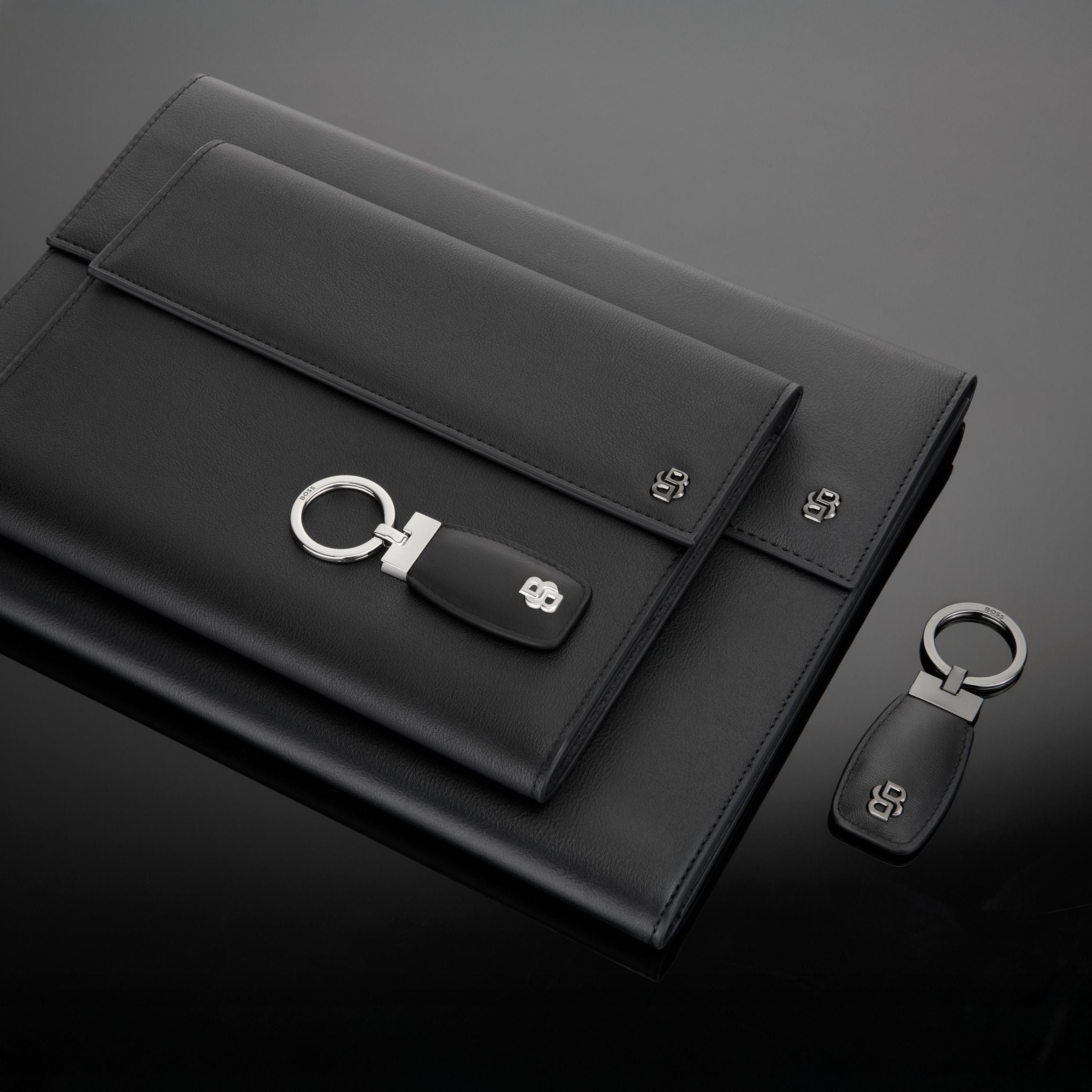 Folder A4 Double B Black & Gun