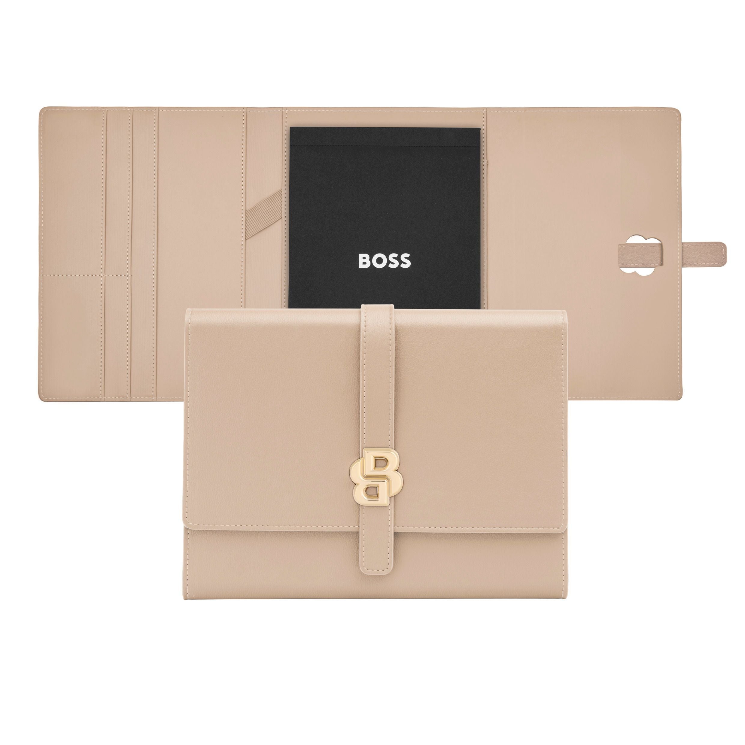 Folder A5 Double B Black & Gold