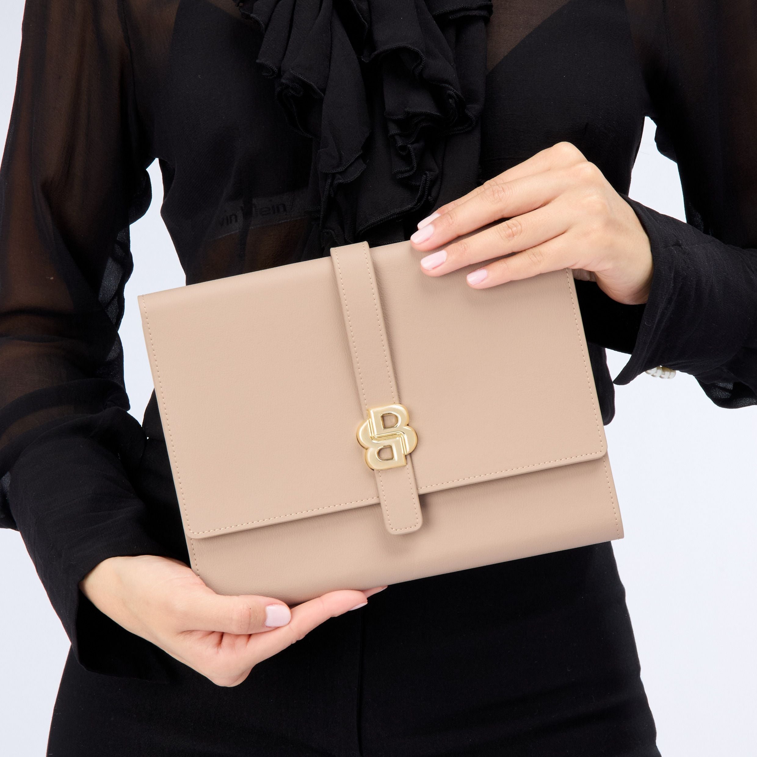 Folder A5 Double B Black & Gold
