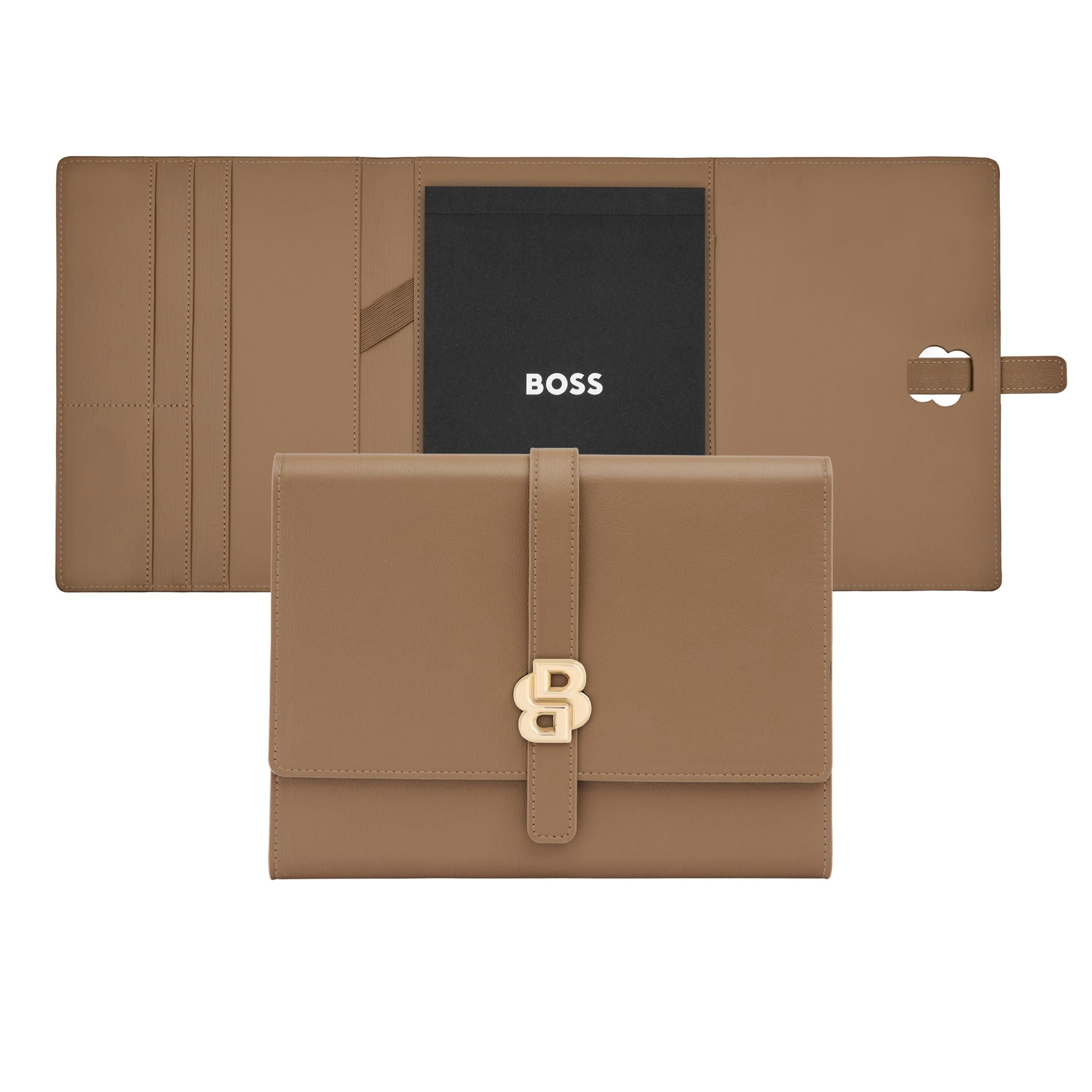 Folder A5 Double B Black & Gold