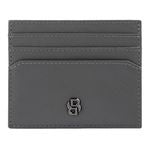 Card Holder Double B Saffiano Black