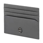 Card Holder Double B Saffiano Black