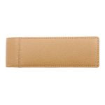 Double Pen Pouch Classic Grained Black