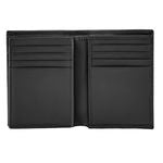 Card Holder With Flap Double B Saffiano Black
