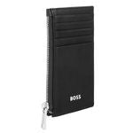 Card Holder Zip Classic Smooth Black