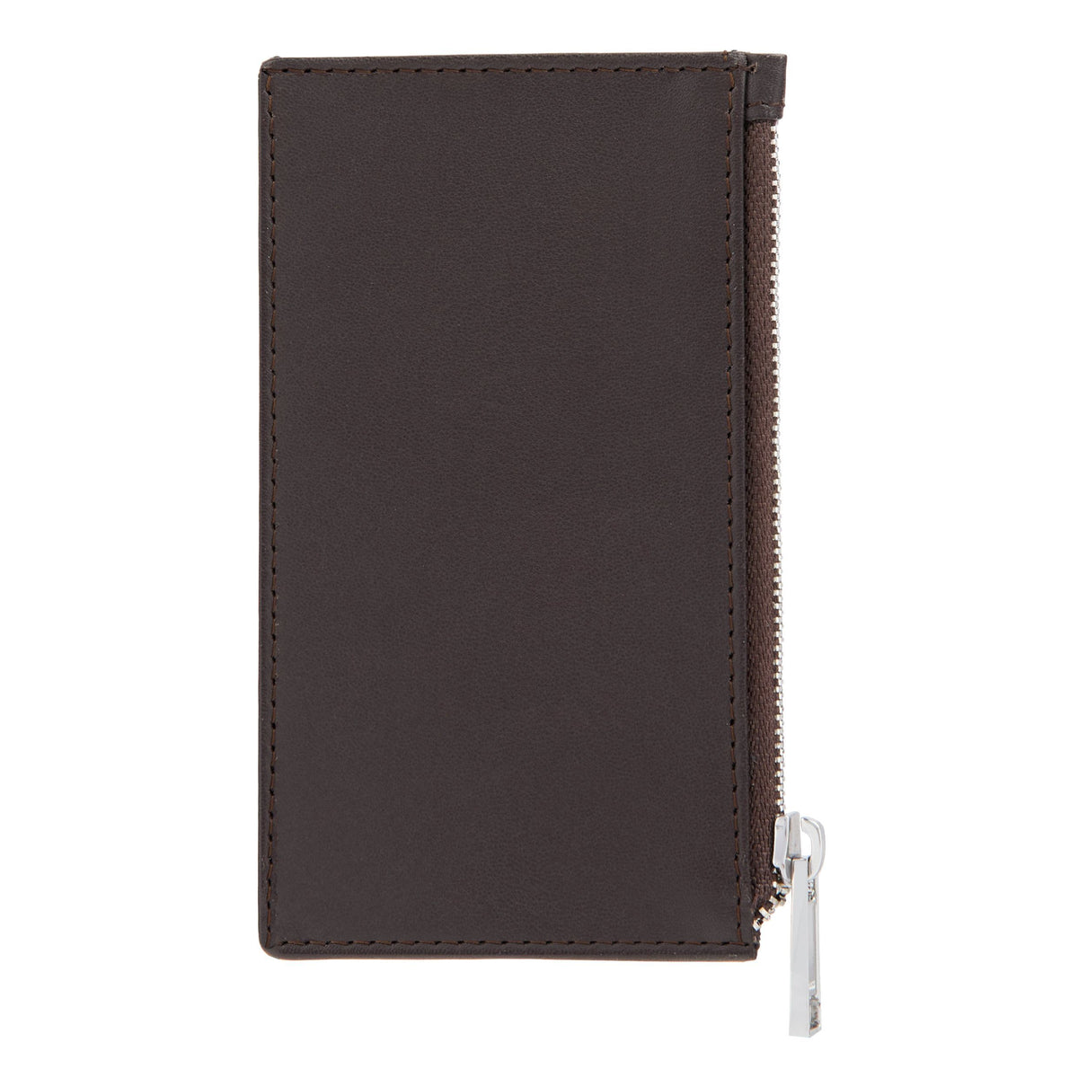 Card Holder Zip Classic Smooth Black