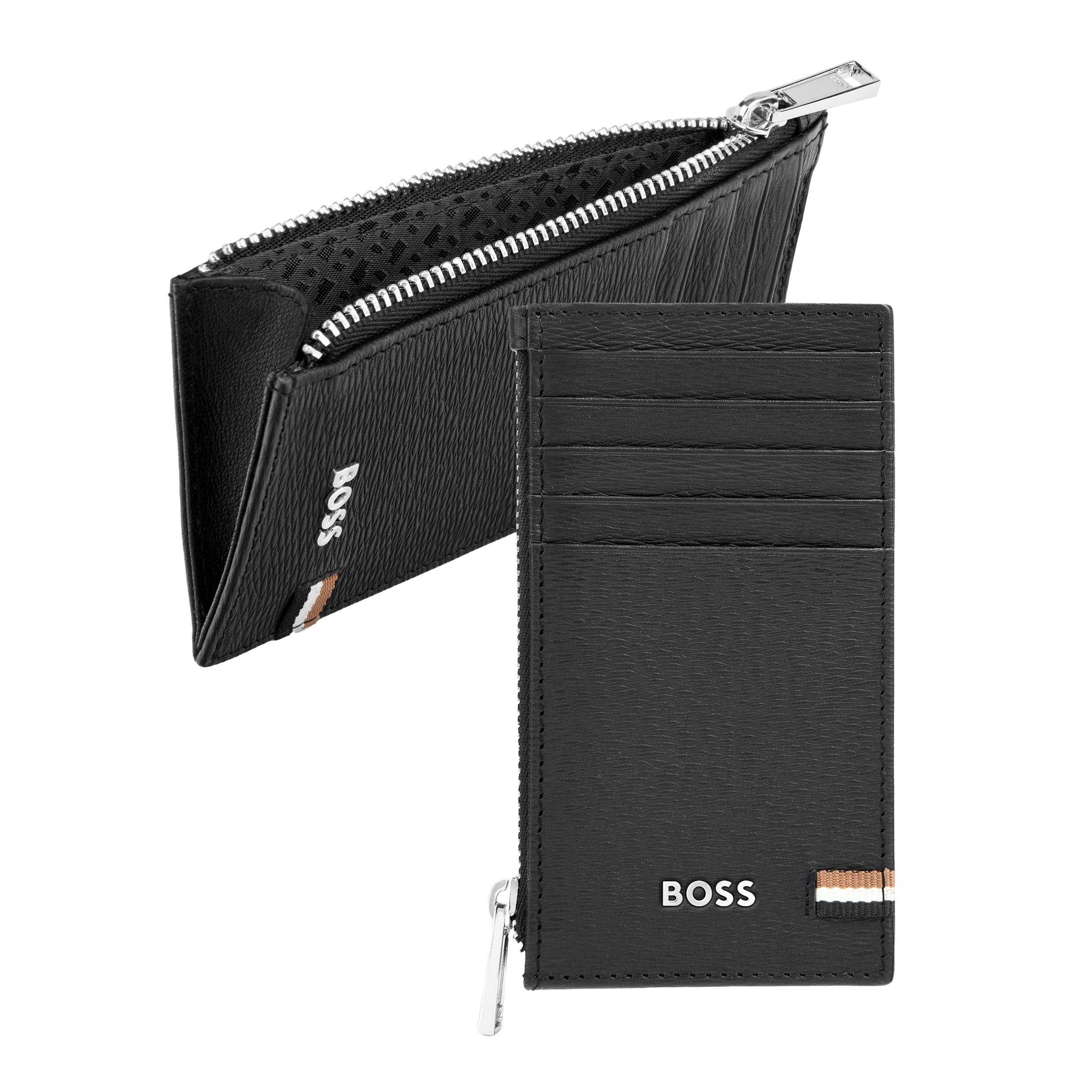 Card Holder Zip Iconic Black