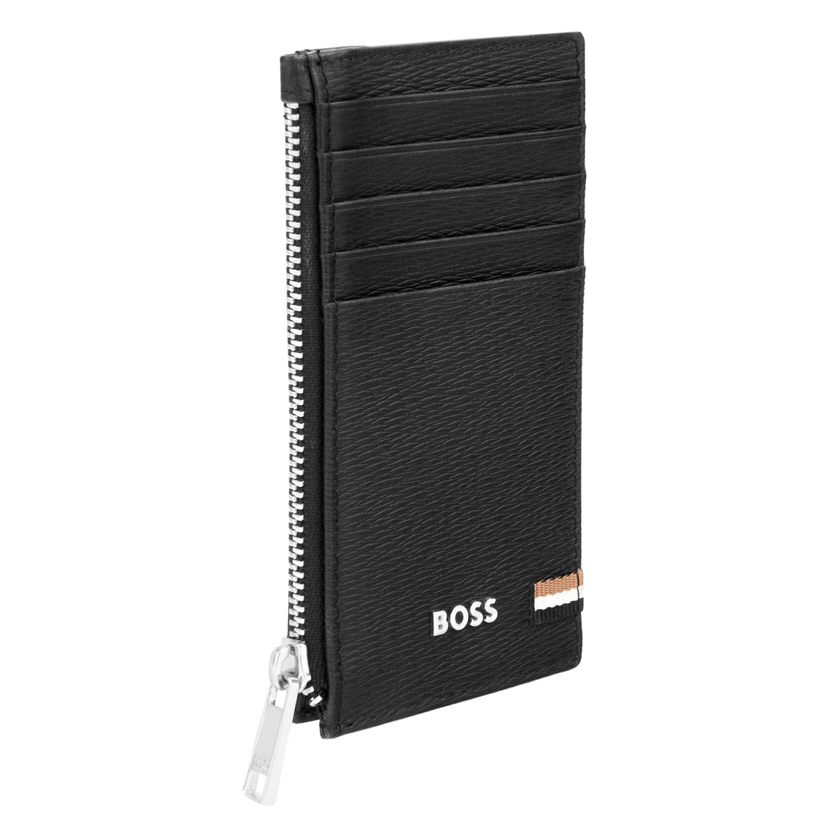 Card Holder Zip Iconic Black
