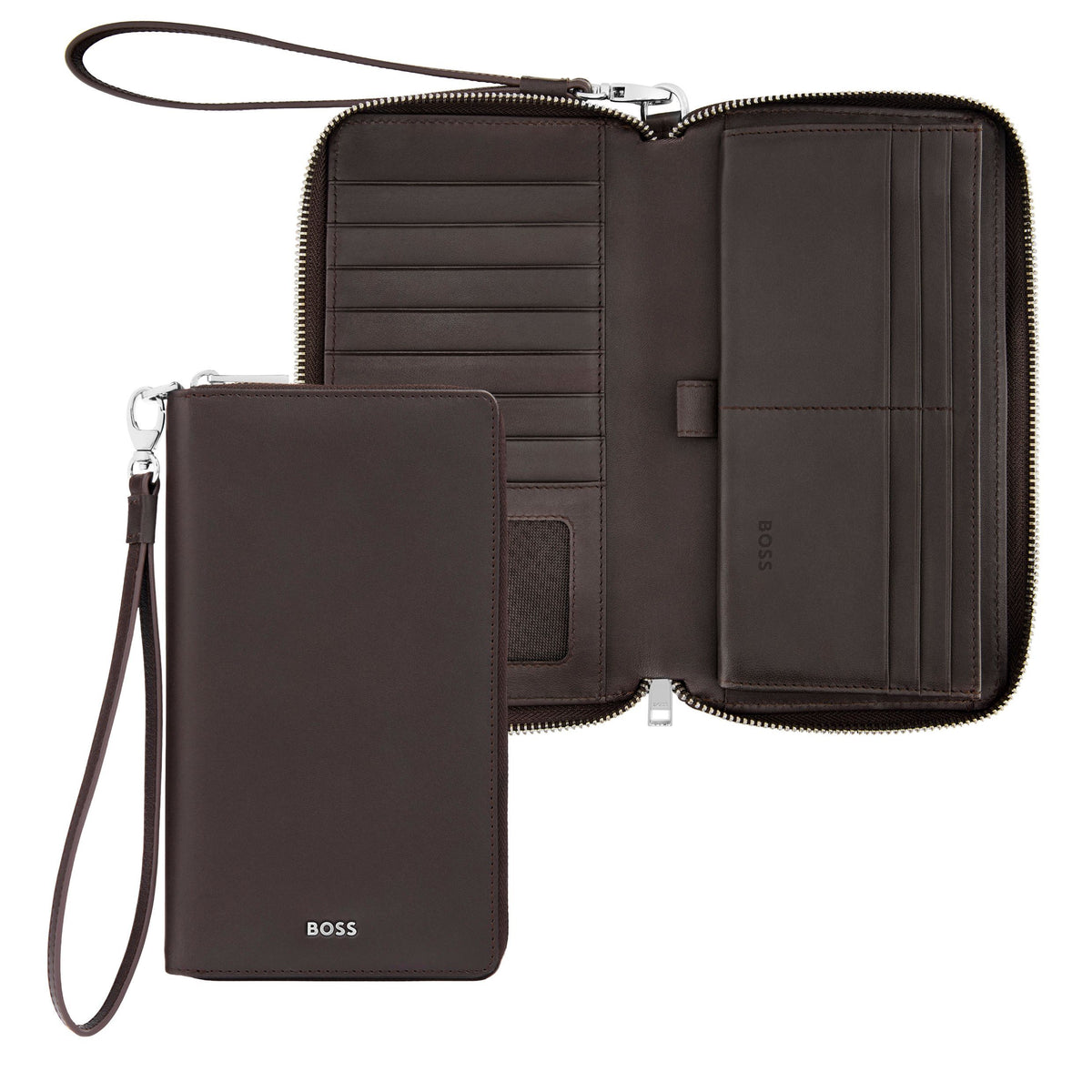 Travel Wallet Classic Smooth Black