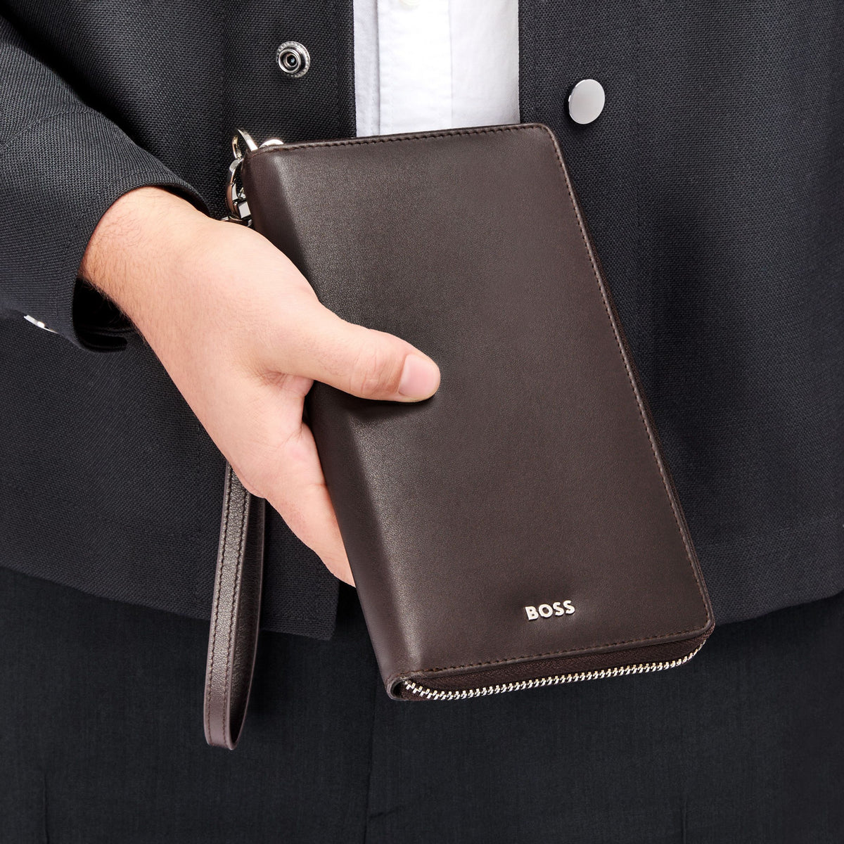 Travel Wallet Classic Smooth Black