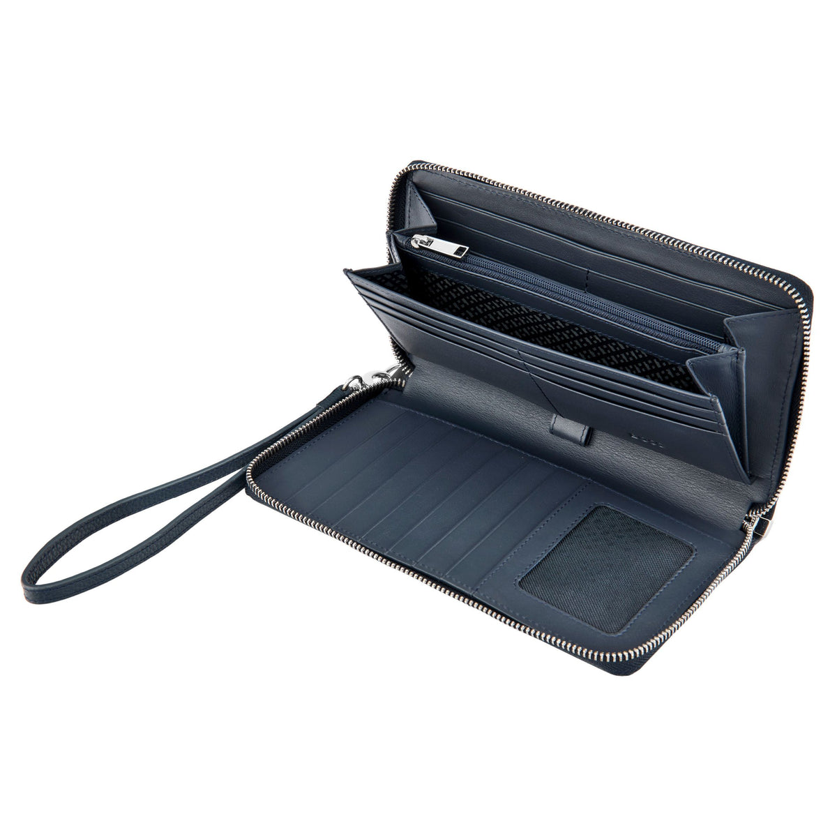 Travel Wallet Classic Grained Black