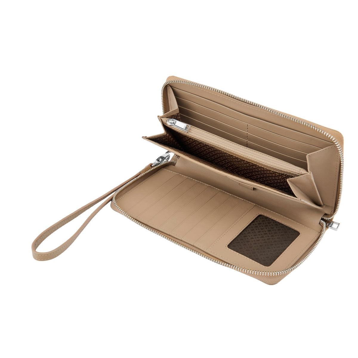 Travel Wallet Classic Grained Black