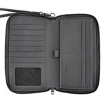 Travel Wallet Double B Saffiano Black