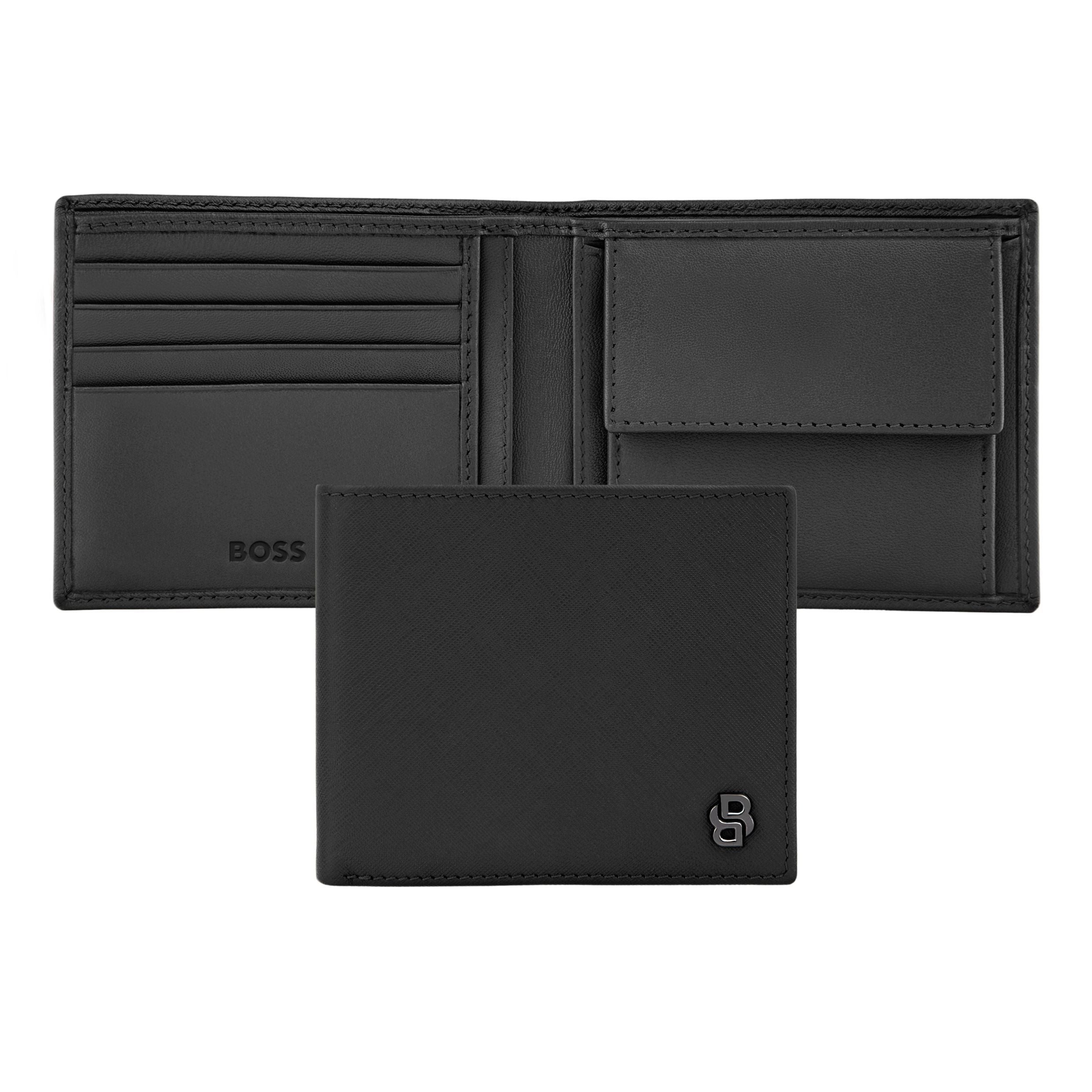 Money Wallet Double B Saffiano Black