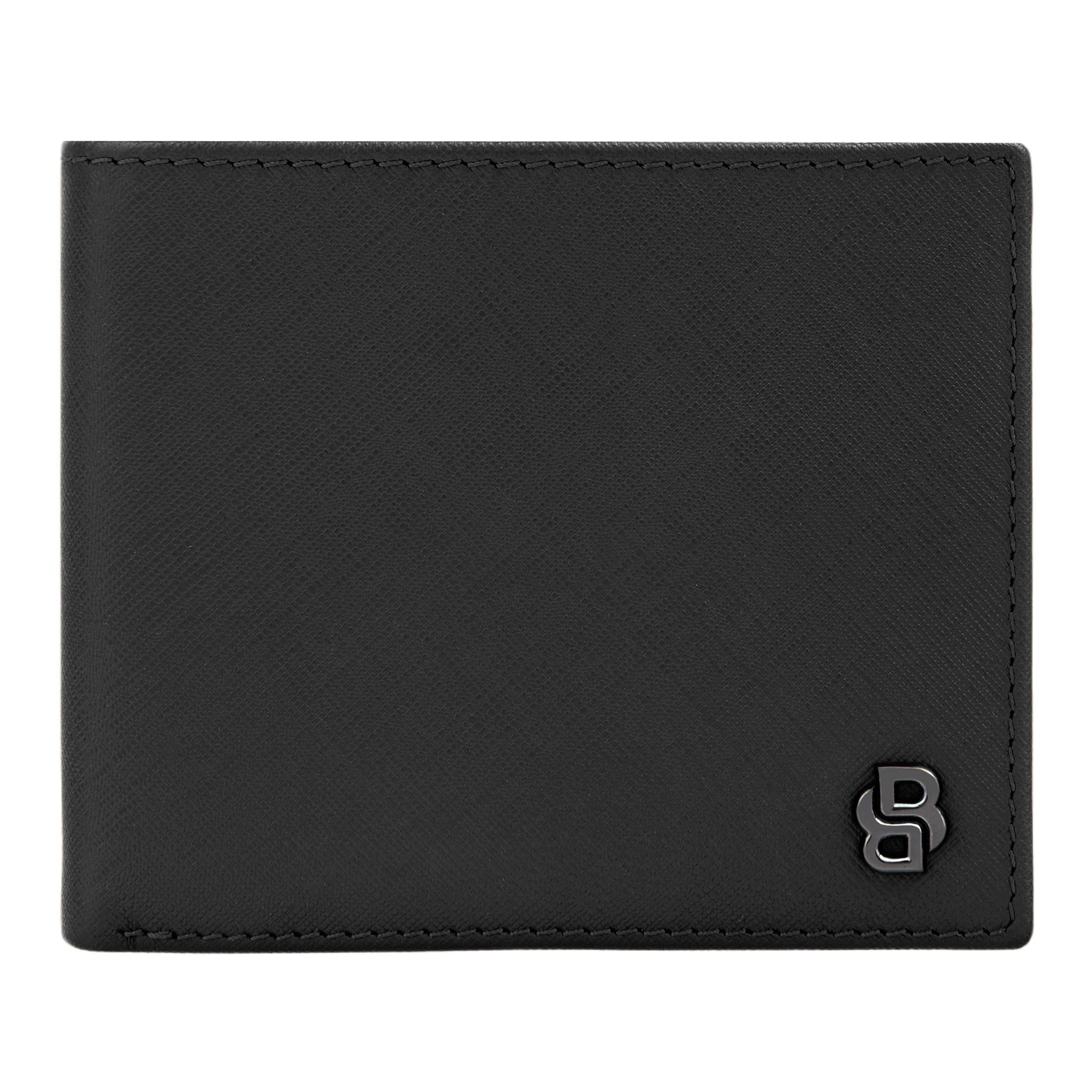 Money Wallet Double B Saffiano Black