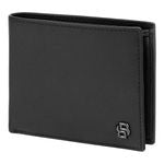 Money Wallet Double B Saffiano Black