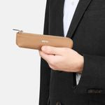 Small Pen Case Classic Grained Black