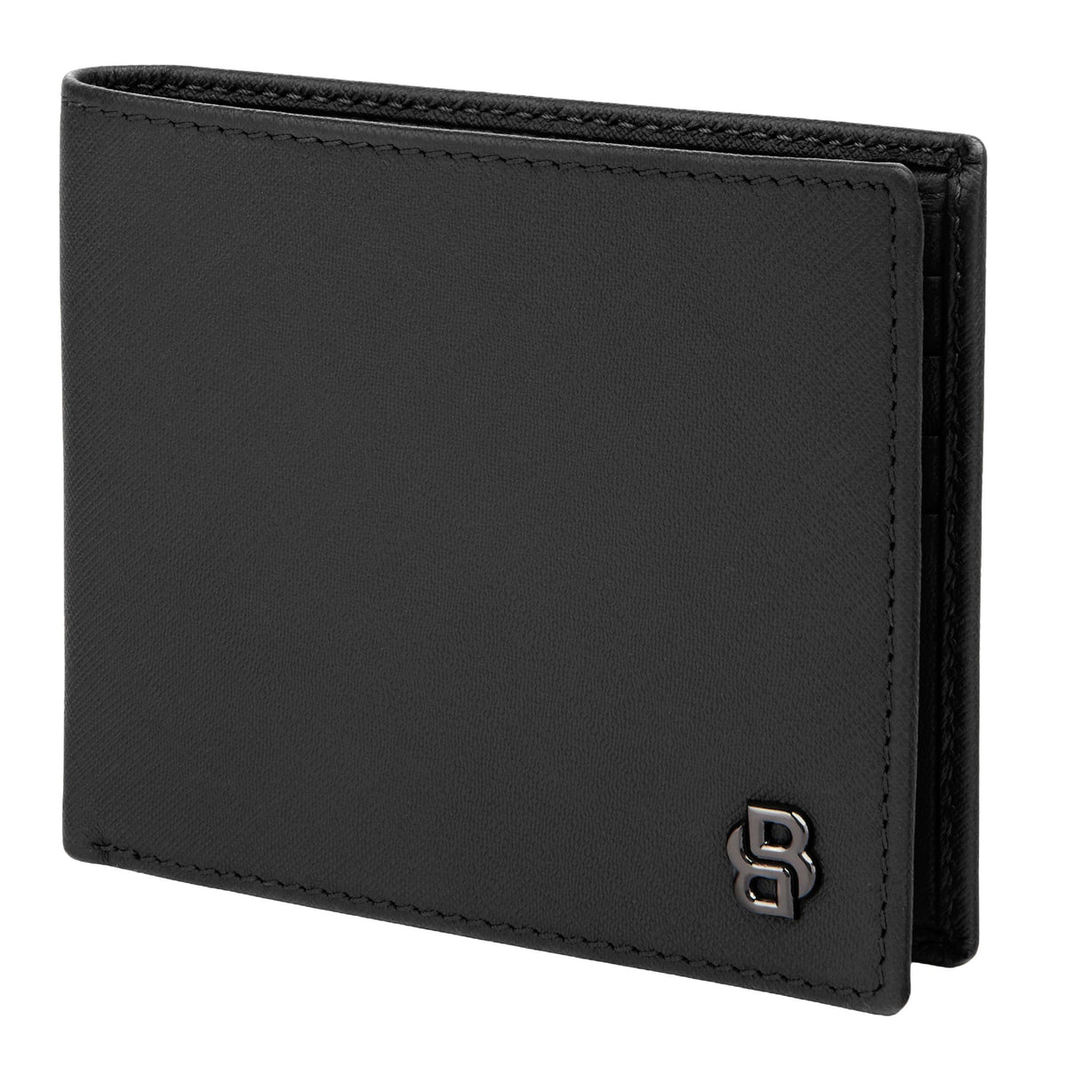 Wallet Double B Saffiano Black