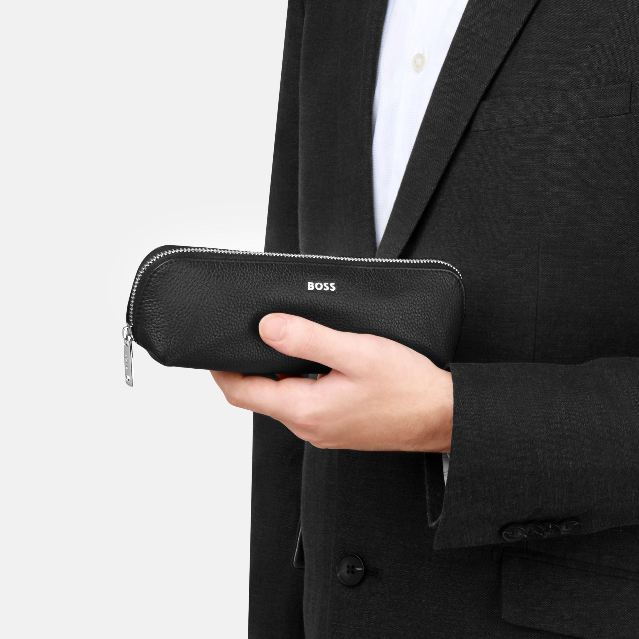 Big Pen Case Classic Grained Black
