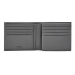 Card Wallet With Flap Double B Saffiano Black
