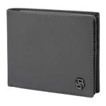 Card Wallet With Flap Double B Saffiano Black