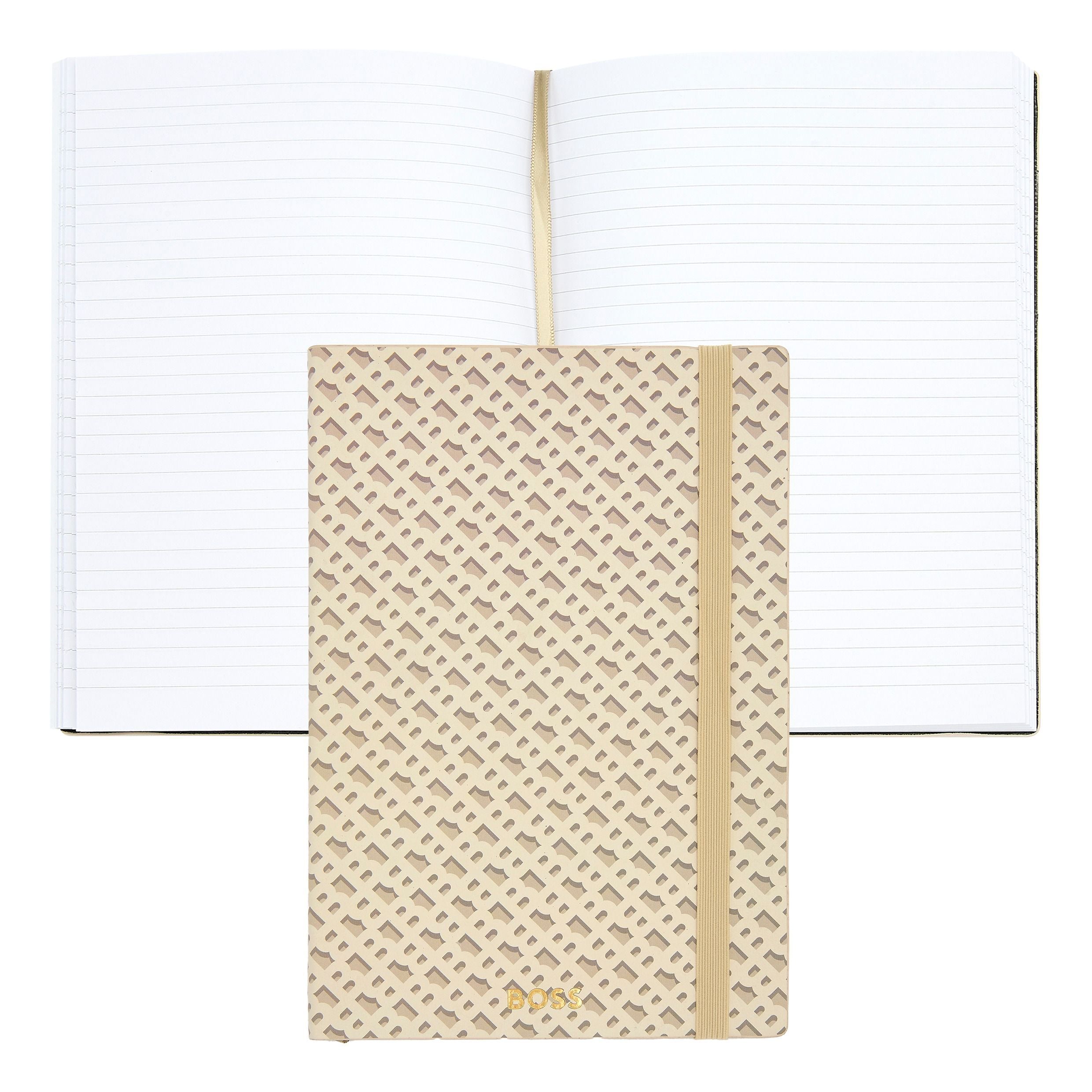 Notebook A5 Monogram Cream Lined