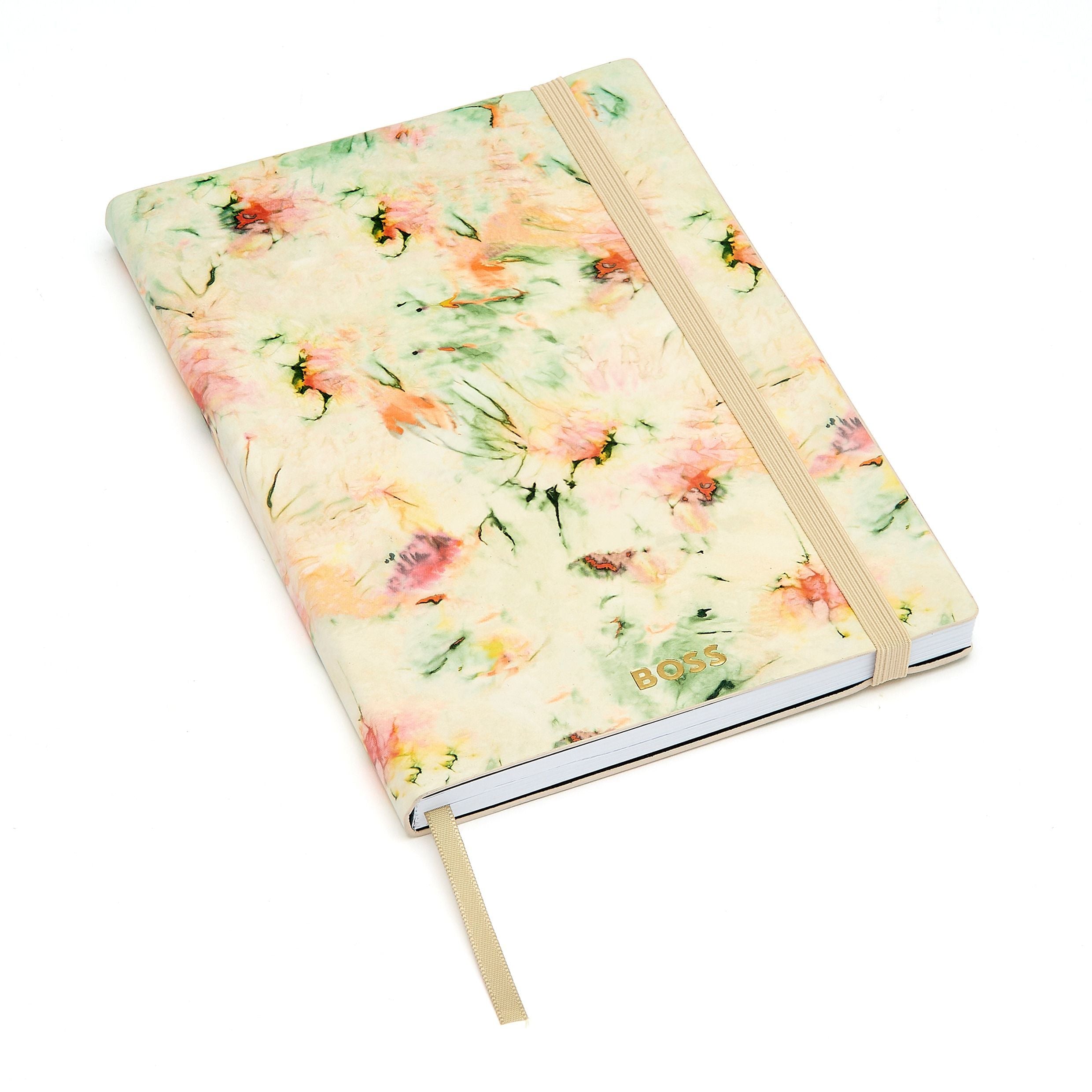 Notebook A5 Tie-Dye Flower Cream Lined