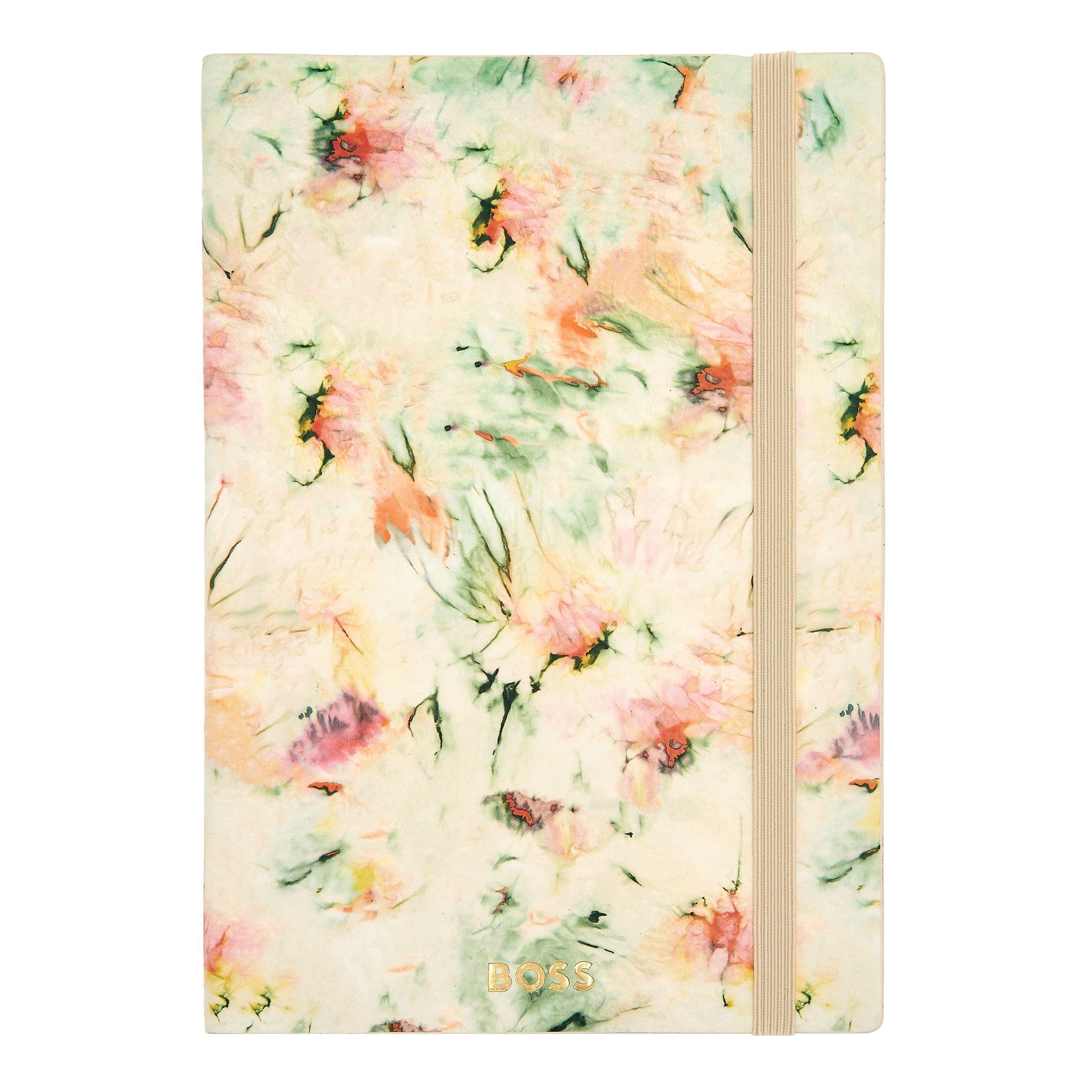 Notebook A5 Tie-Dye Flower Cream Lined