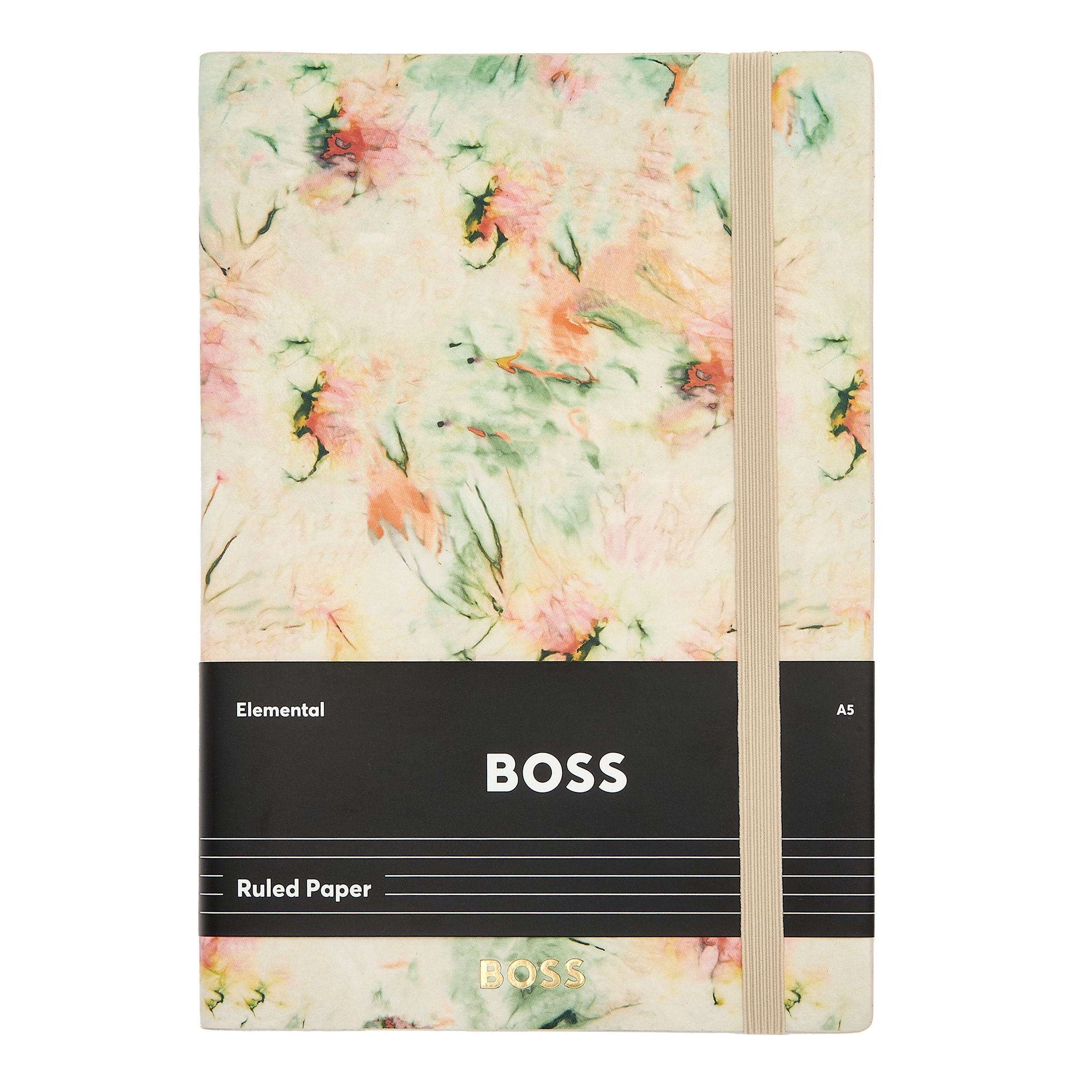 Notebook A5 Tie-Dye Flower Cream Lined