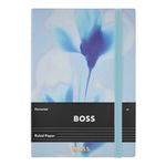 Notebook A5 Holographic Flower Light Blue Lined