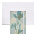 Notebook A5 Holographic Flower Light Blue Lined