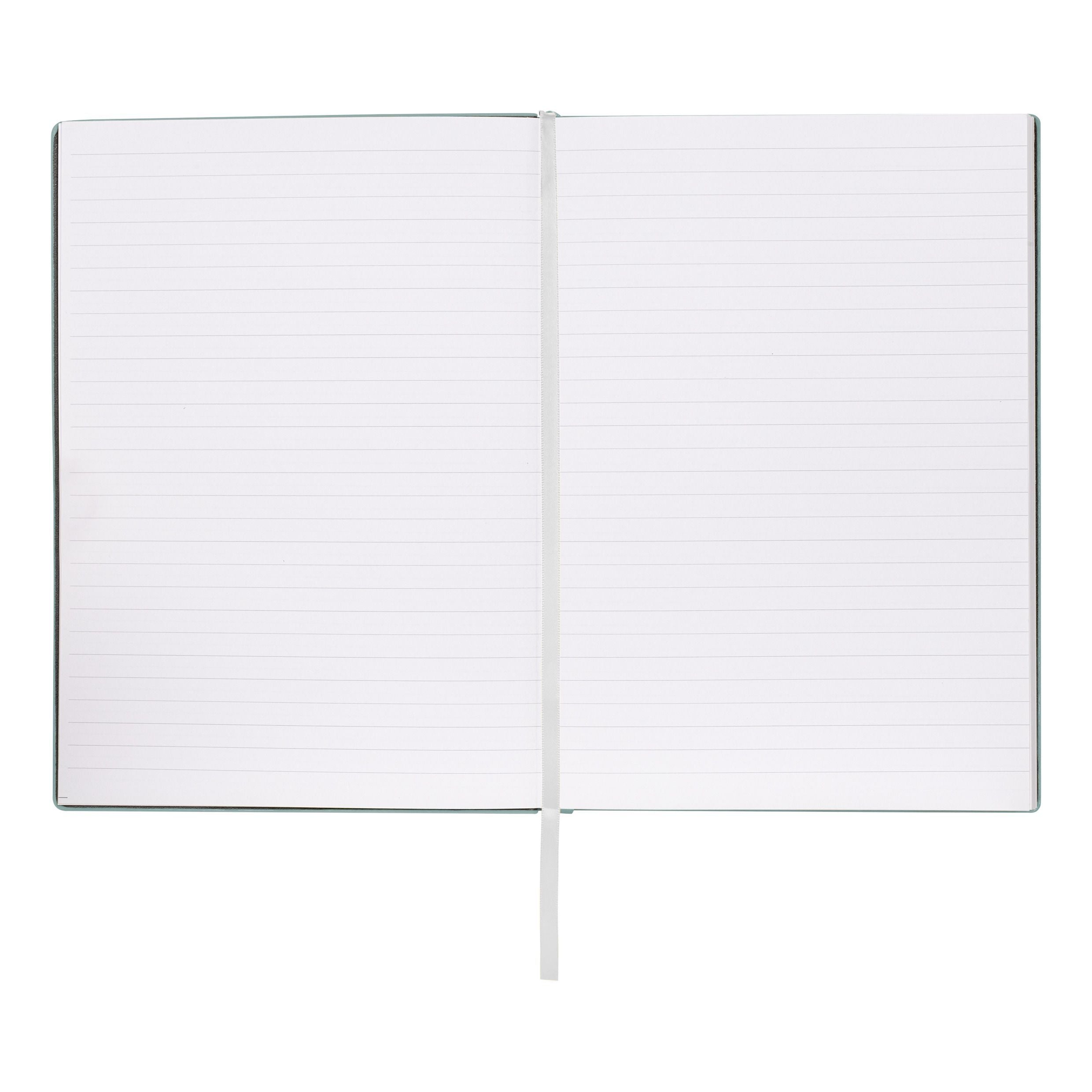 Notebook A5 Holographic Flower Light Blue Lined