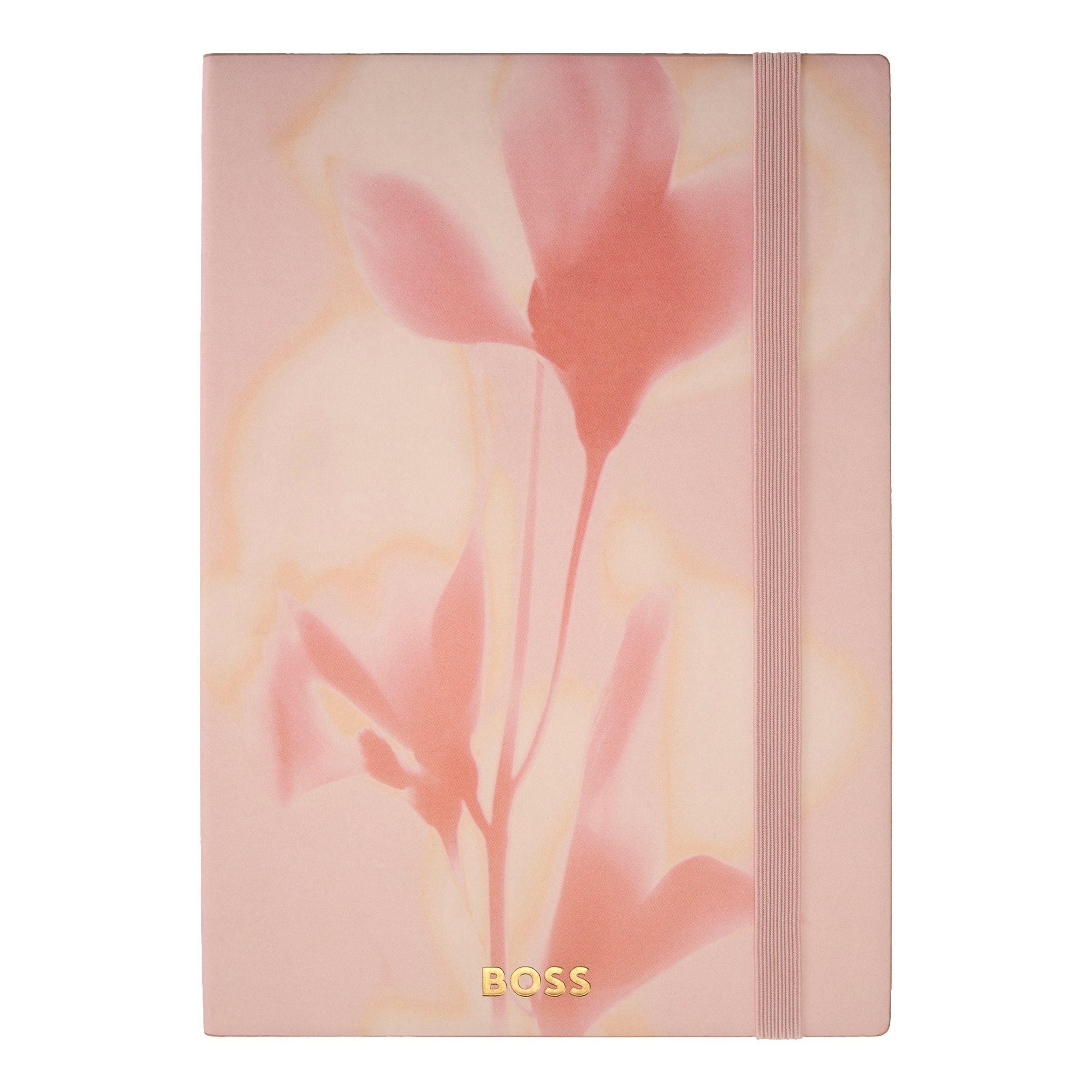 Notebook A5 Holographic Flower Light Blue Lined