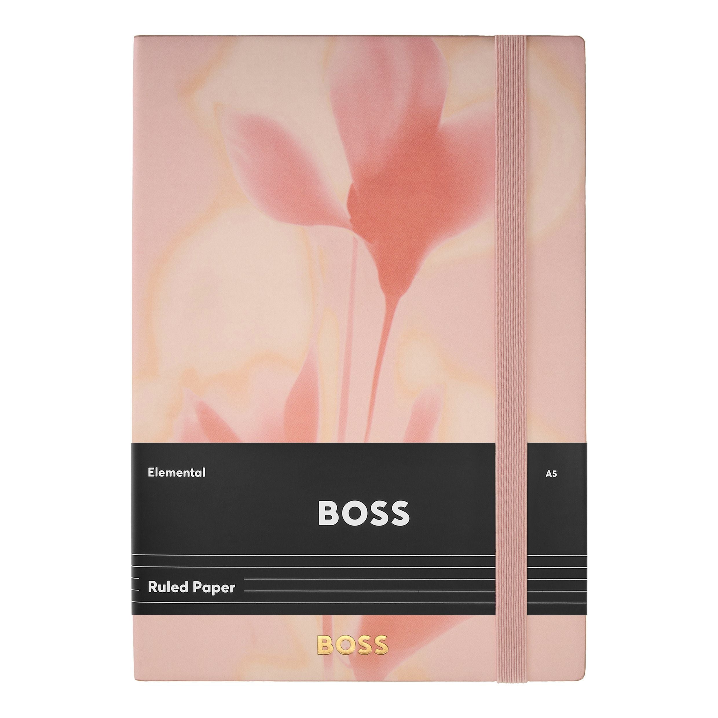 Notebook A5 Holographic Flower Light Blue Lined