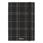 Notebook A5 Checkered Black Lined