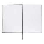 Notebook A5 Checkered Black Lined