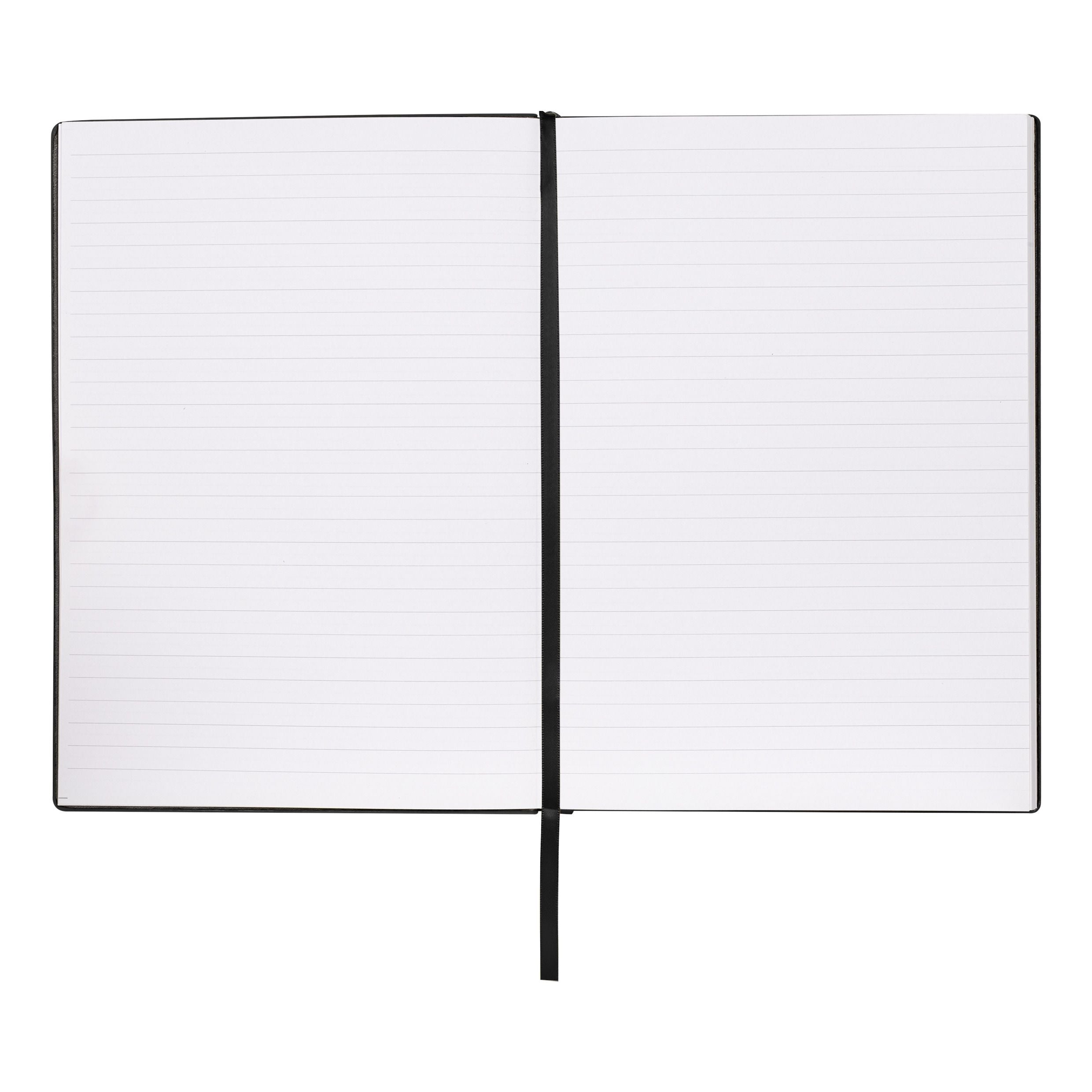 Notebook A5 Checkered Black Lined