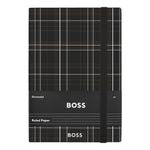 Notebook A5 Checkered Black Lined