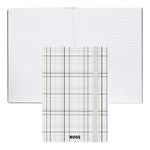 Notebook A5 Checkered Black Lined