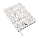 Notebook A5 Checkered Black Lined