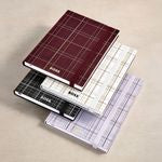 Notebook A5 Checkered Black Lined
