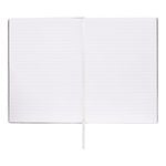 Notebook A5 Checkered Black Lined