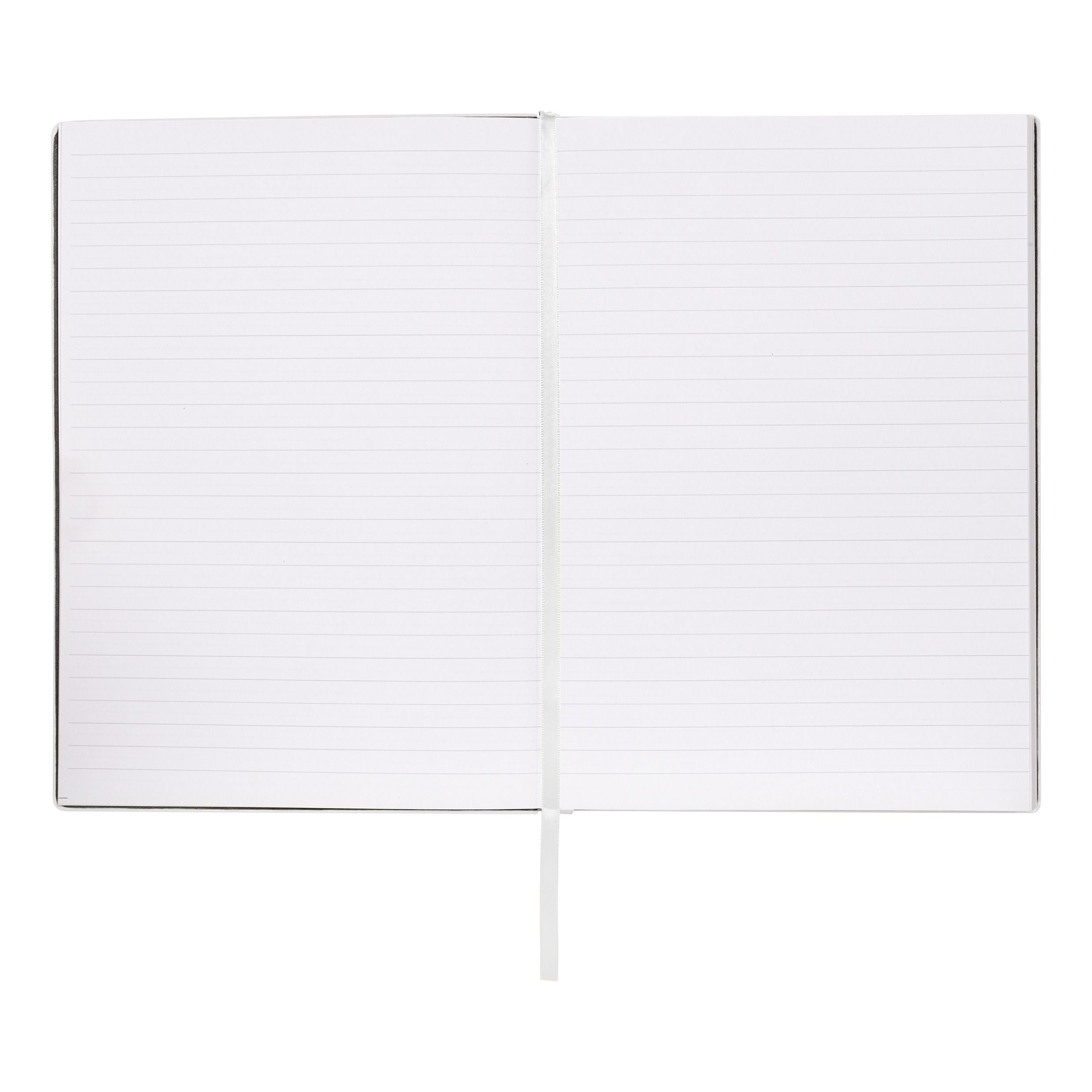 Notebook A5 Checkered Black Lined