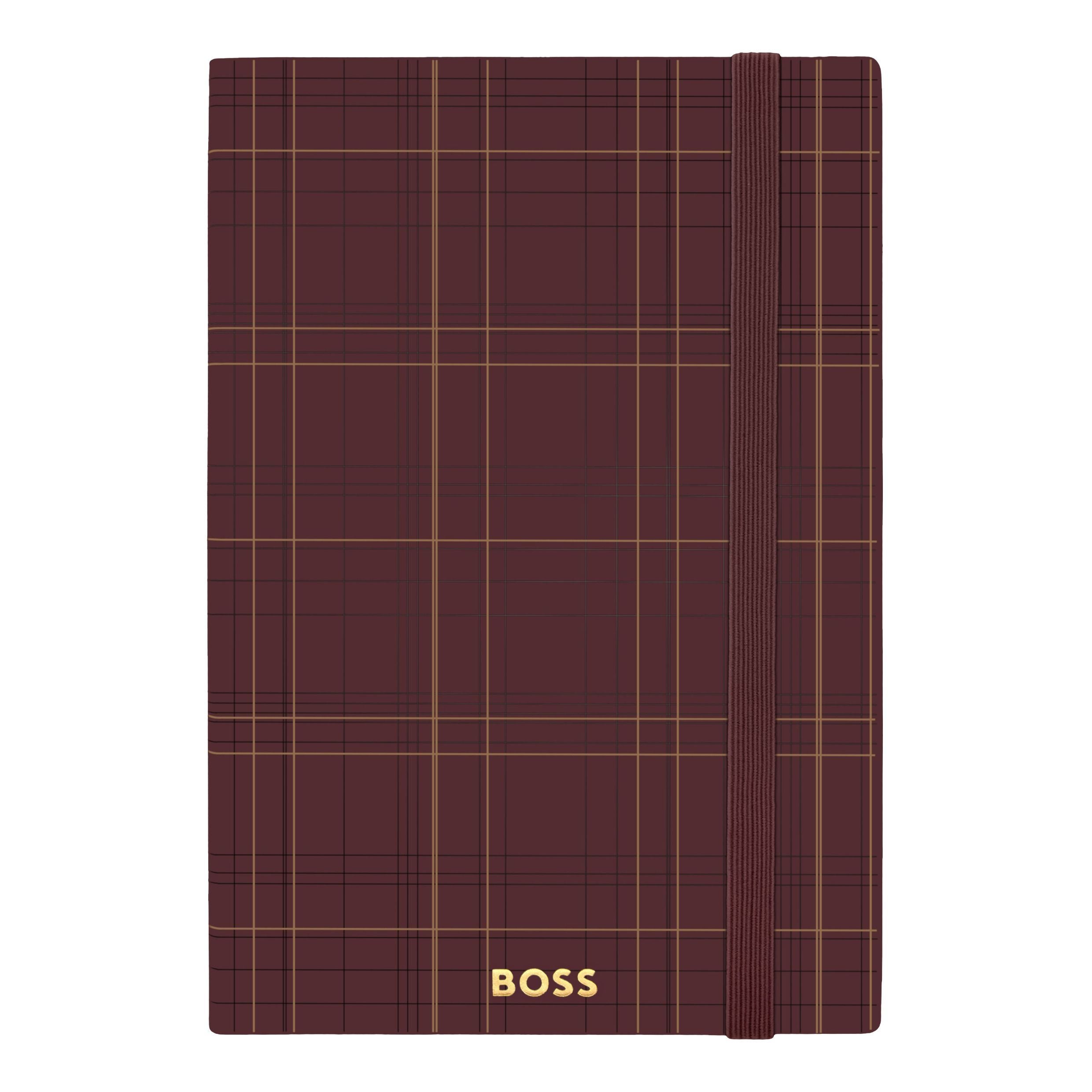 Notebook A5 Checkered Black Lined