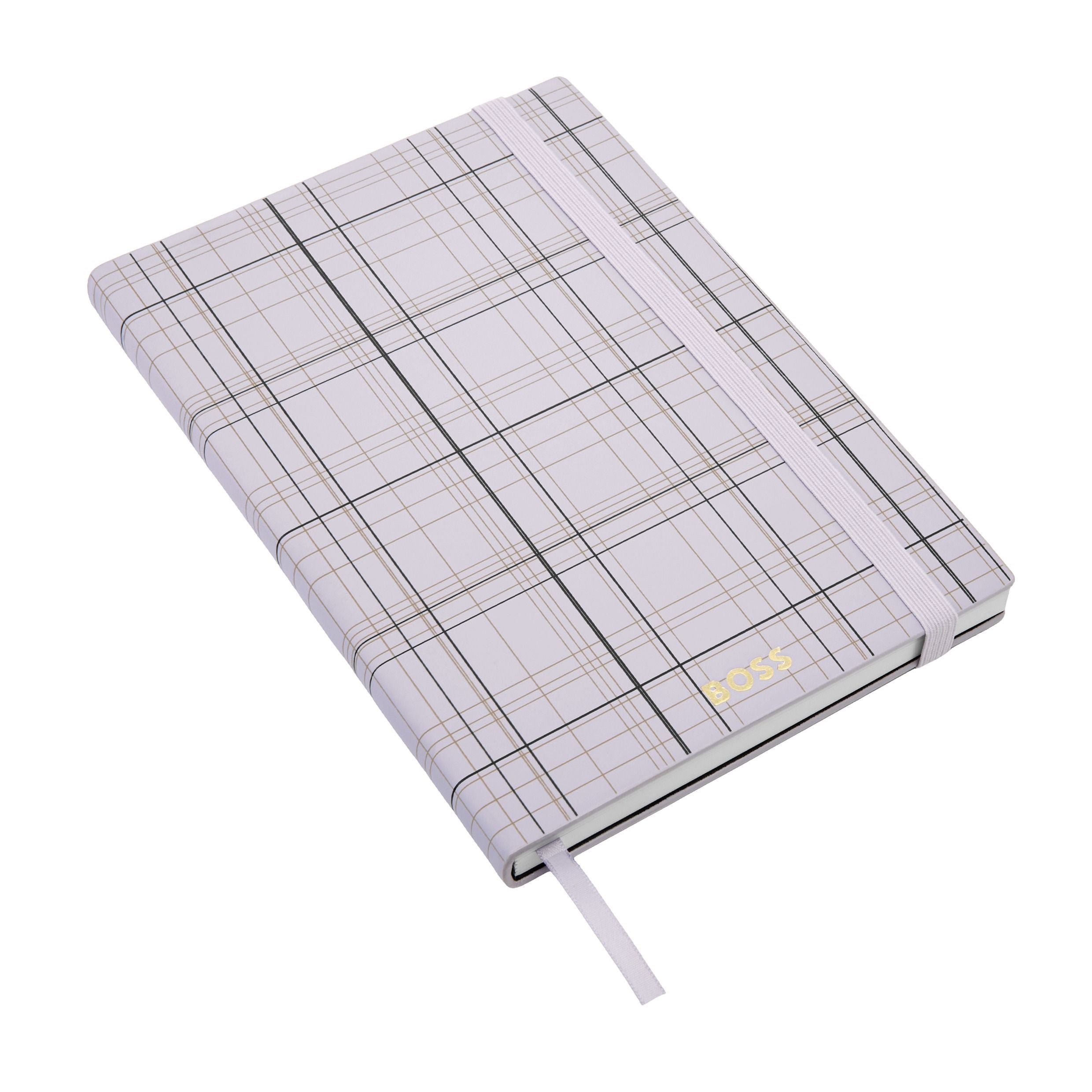 Notebook A5 Checkered Black Lined