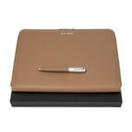 Set Iconic Pebbled Camel (Fountain Pen & Conference Folder A4)